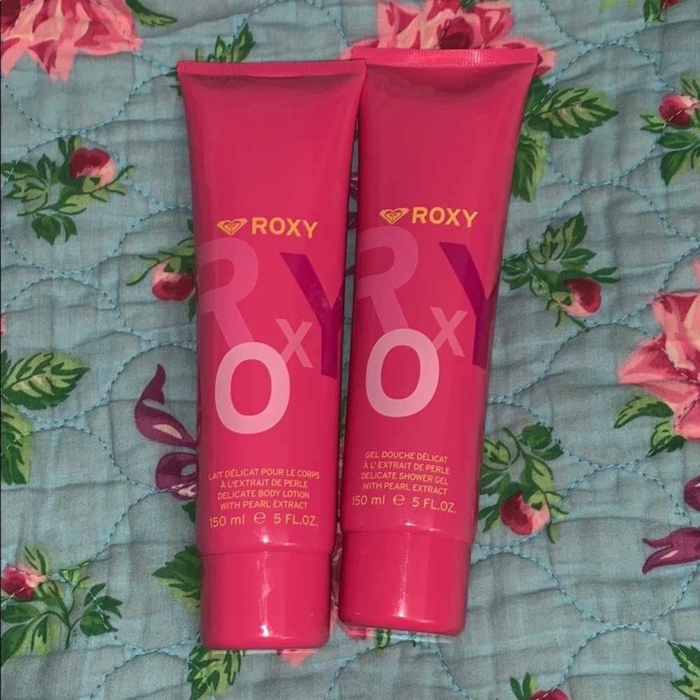 Roxy lotion and shower gel